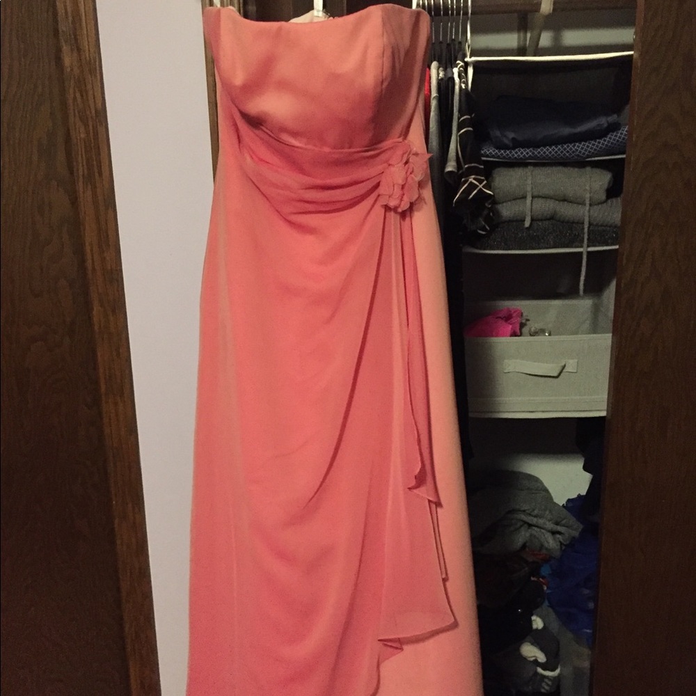 Sunset Peach Formal Dress